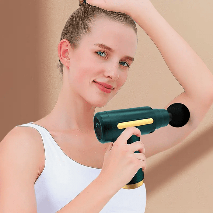 Cordless Massage Gun – Rechargeable Deep Tissue Muscle Massager | مسدس مساج لاسلكي – جهاز تدليك عضلي عميق قابل للشحن | Multi-Colors | KSA Delivery 1-3 Days