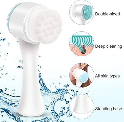 Facial Massager Brush – Deep Cleansing & Skin Renewal Tool | فرشاة تدليك الوجه لتنظيف البشرة وتجديدها | Multi-Colors | 30 Days Replacement Warranty | KSA Delivery 1–3 Days