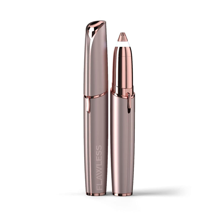 Flawless Brows Hair Remover for Women – Electric Eyebrow Trimmer, LED Light, Painless | جهاز فلولس لإزالة شعر الحواجب للنساء – ماكينة تشذيب كهربائية بإضاءة LED وبدون ألم | KSA Delivery 1-3 Days
