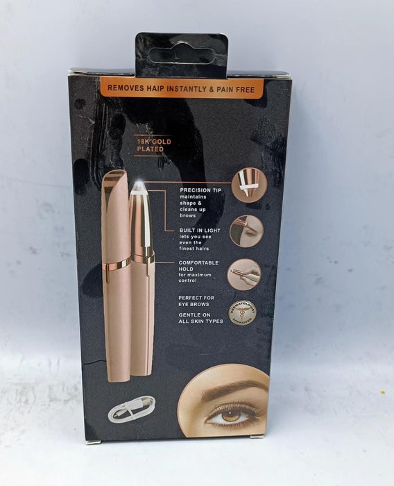 Flawless Brows Hair Remover for Women – Electric Eyebrow Trimmer, LED Light, Painless | جهاز فلولس لإزالة شعر الحواجب للنساء – ماكينة تشذيب كهربائية بإضاءة LED وبدون ألم | KSA Delivery 1-3 Days