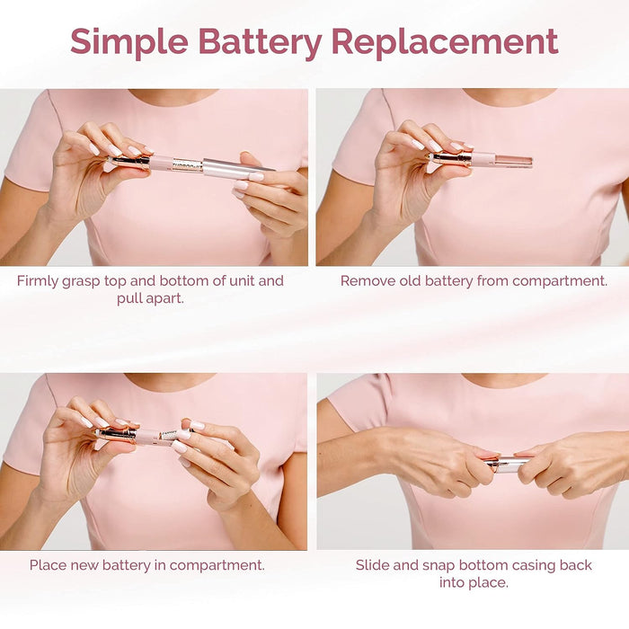 Flawless Brows Hair Remover for Women – Electric Eyebrow Trimmer, LED Light, Painless | جهاز فلولس لإزالة شعر الحواجب للنساء – ماكينة تشذيب كهربائية بإضاءة LED وبدون ألم | KSA Delivery 1-3 Days