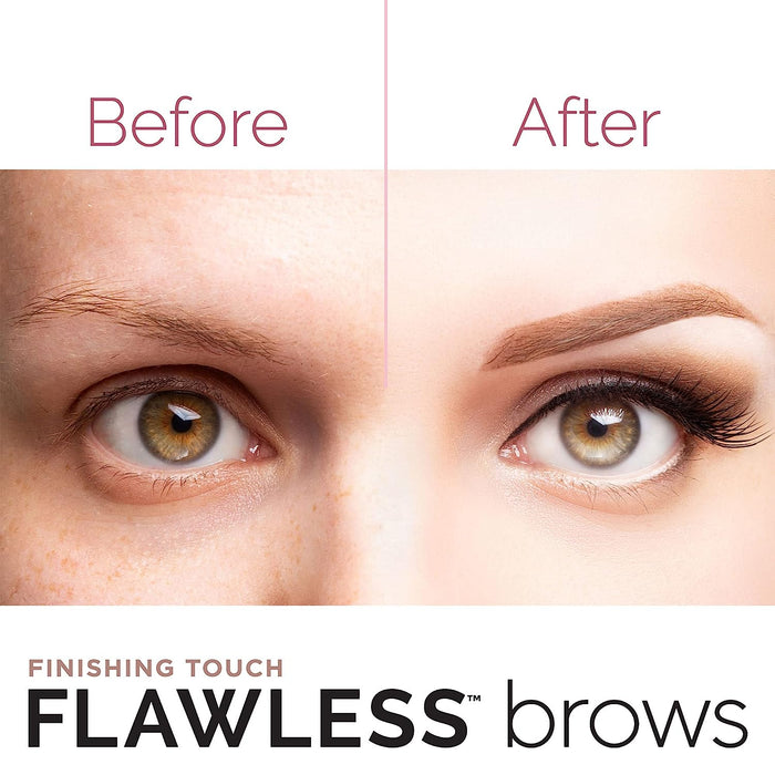 Flawless Brows Hair Remover for Women – Electric Eyebrow Trimmer, LED Light, Painless | جهاز فلولس لإزالة شعر الحواجب للنساء – ماكينة تشذيب كهربائية بإضاءة LED وبدون ألم | KSA Delivery 1-3 Days