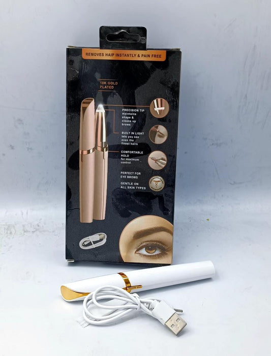 Flawless Brows Hair Remover for Women – Electric Eyebrow Trimmer, LED Light, Painless | جهاز فلولس لإزالة شعر الحواجب للنساء – ماكينة تشذيب كهربائية بإضاءة LED وبدون ألم | KSA Delivery 1-3 Days