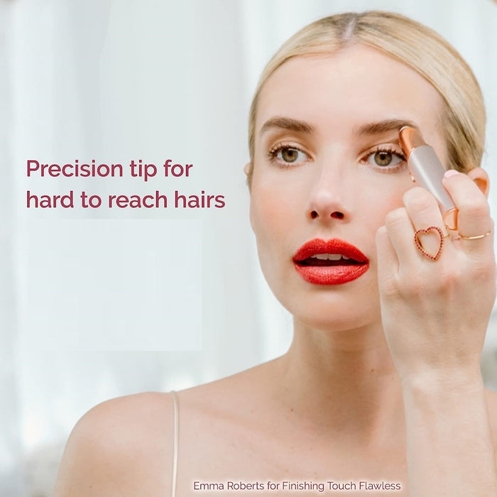 Flawless Brows Hair Remover for Women – Electric Eyebrow Trimmer, LED Light, Painless | جهاز فلولس لإزالة شعر الحواجب للنساء – ماكينة تشذيب كهربائية بإضاءة LED وبدون ألم | KSA Delivery 1-3 Days