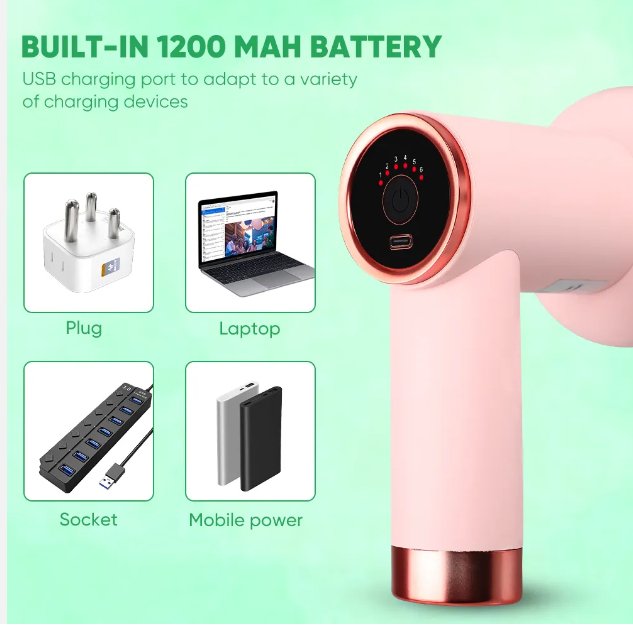 Handheld Body Massager – Relaxation & Muscle Pain Relief Device | جهاز مساج محمول للجسم – لتخفيف آلام العضلات والاسترخاء | KSA Delivery 1-3 Days